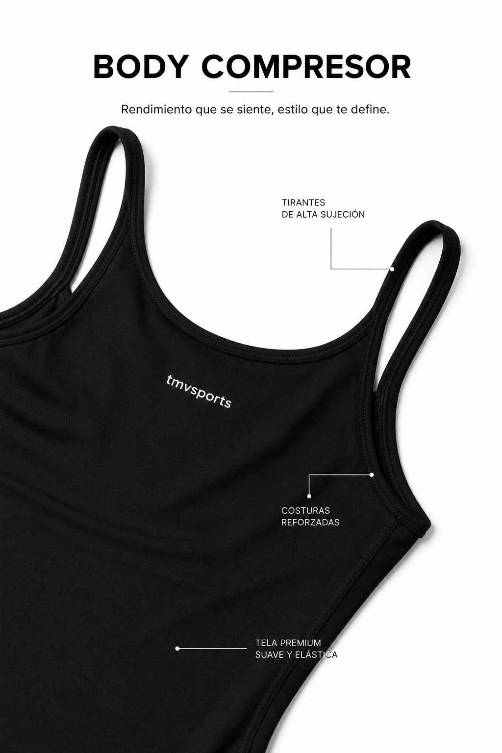 Body de compresión TMV — calidad premium