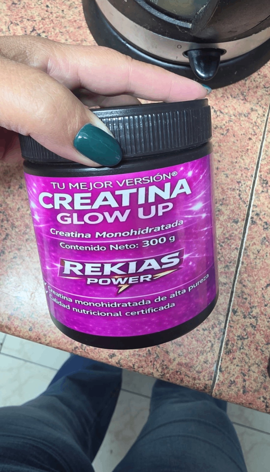 Testimonio: rekia con su Creatina Glow Up