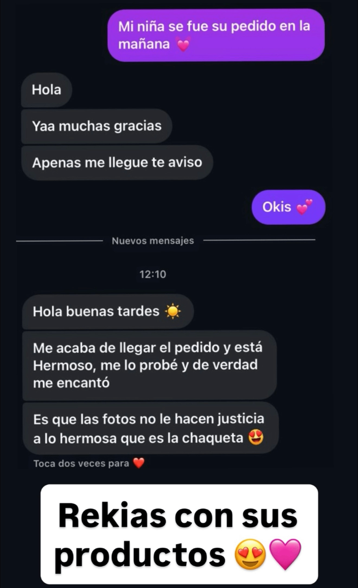 Testimonio: chaqueta hermosa, las fotos no le hacen justicia